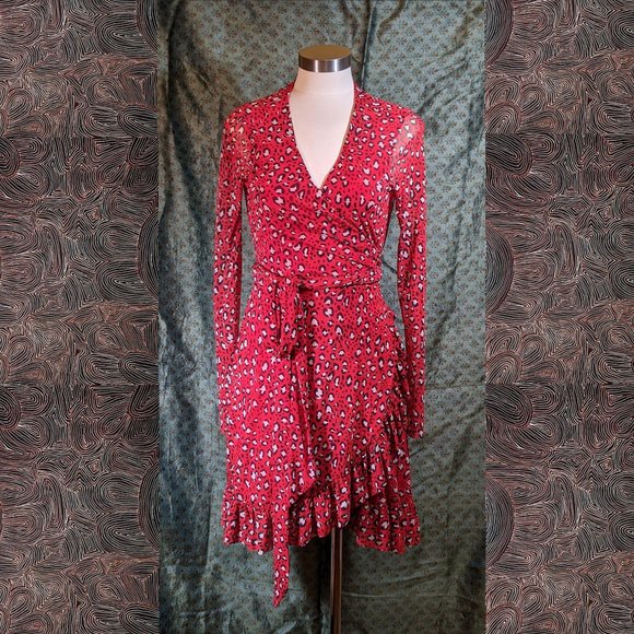 Sanctuary Dresses & Skirts - Sanctuary Red Wrap Mini Dress NWOT, Size M
